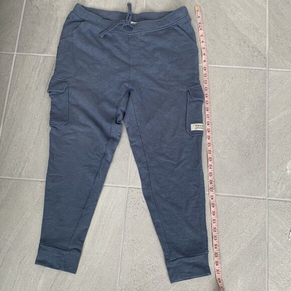 Frye And Co Women's Heritage Plus Size Cargo Blue Joggers Size Large - Picture 6 of 7